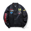 OEM Personalizado Masculino Custom Bomber Jacket por atacado